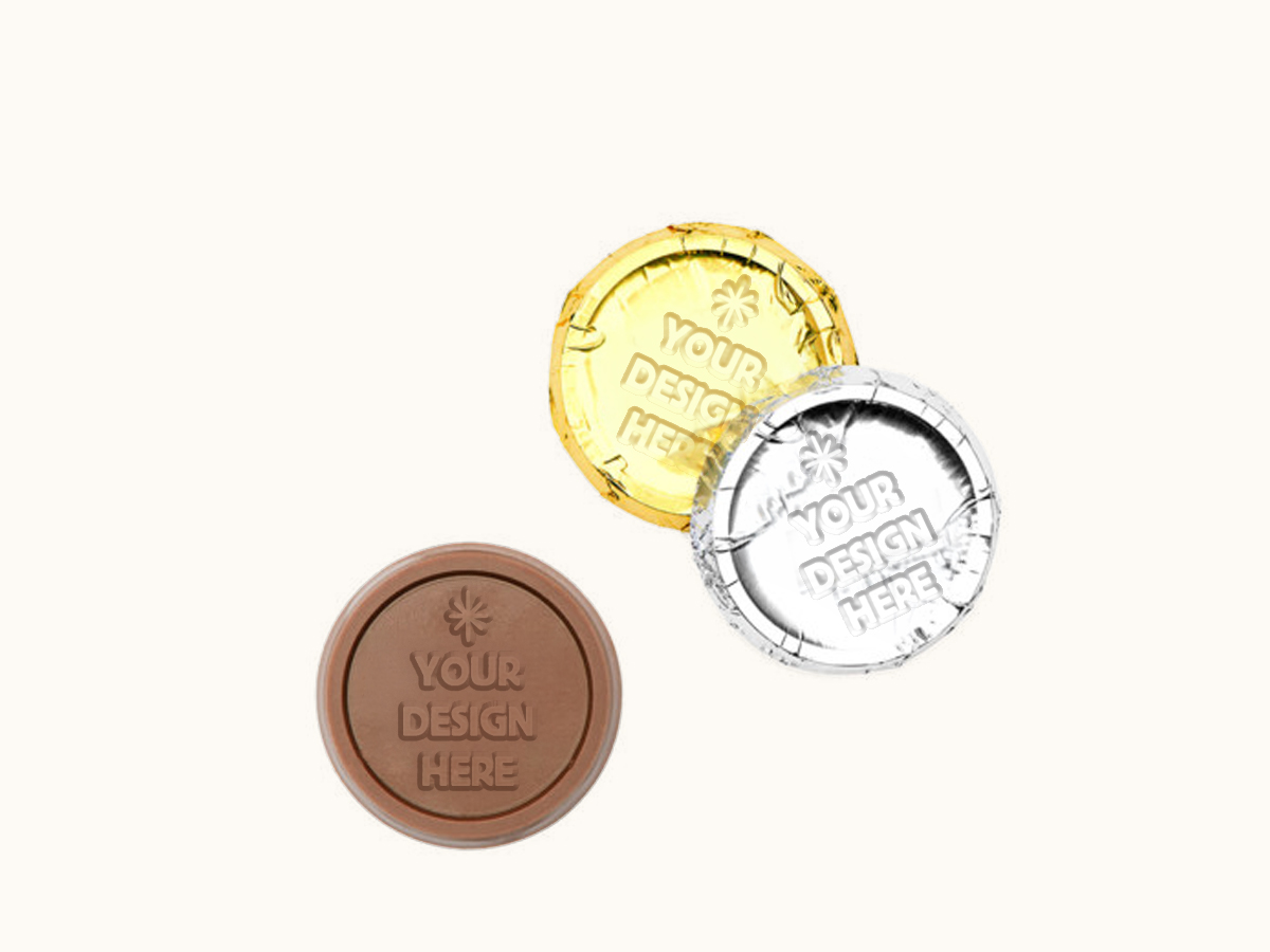 Premium Engraved Chocolate Coin - Image 2