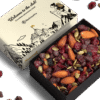 Custom-lid Very Berry Antioxidant Trail Mix Box with Backcountry themed design