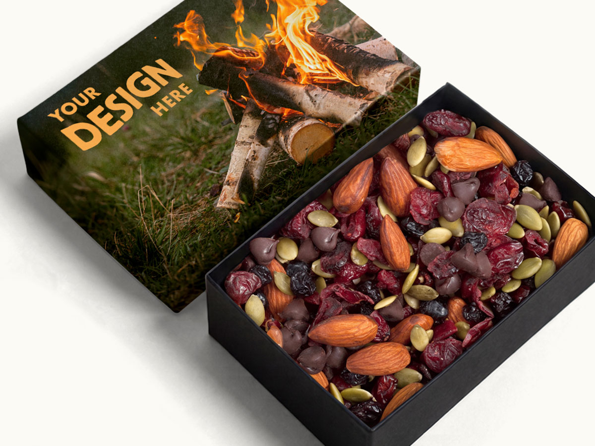 Custom-Lid Trail Mix Box - 12oz, 4×6 - Image 2