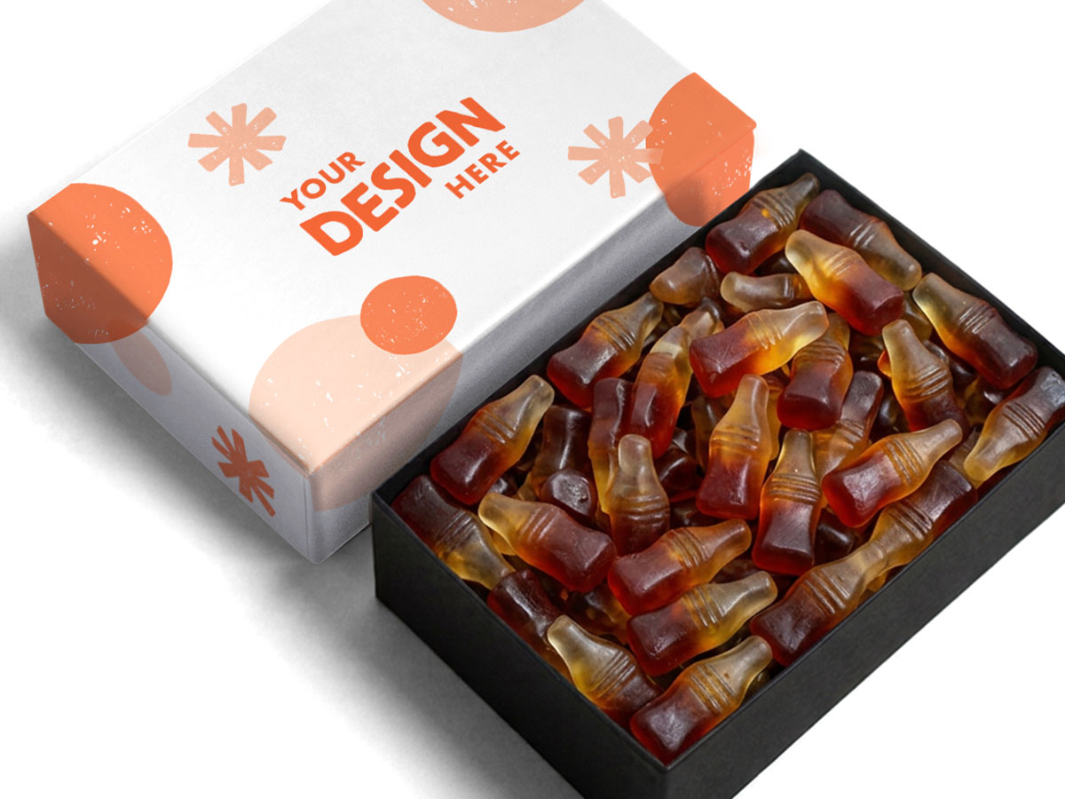 Custom-Lid Gummy Candy Box - 12oz, 4x6 - Image 2