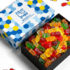Custom-lid Gummy Bear Box with Merrill branded design