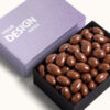 Custom-lid Chocolate-Covered Almonds Box with Your Design Here lid