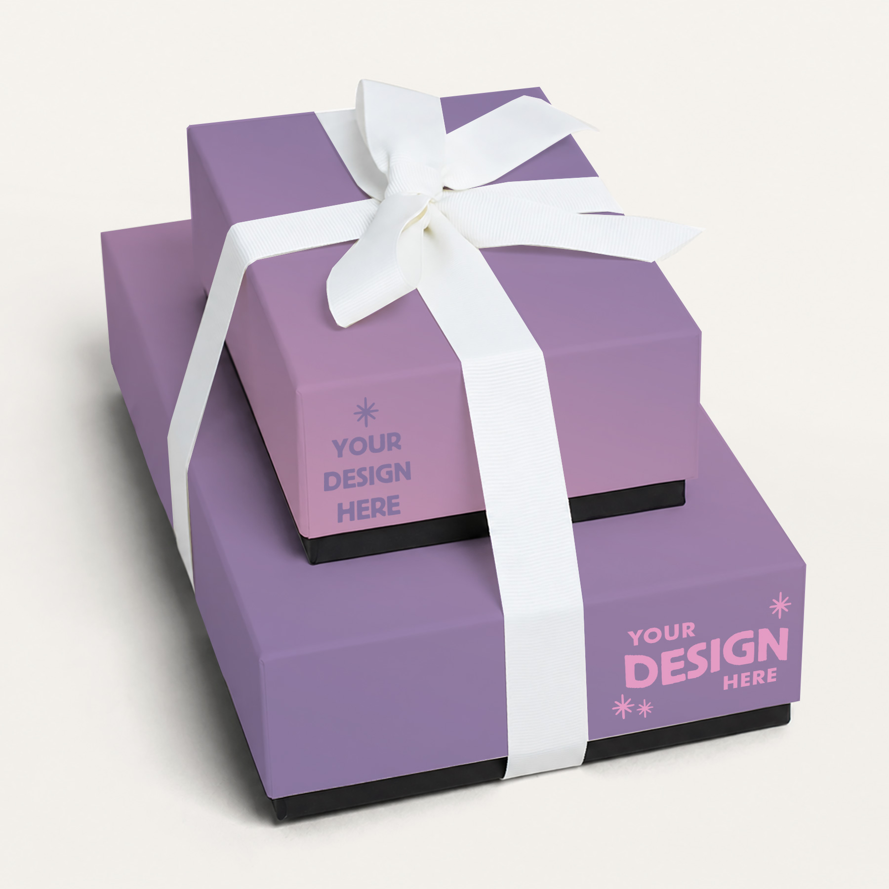 Delightful 2-Tiered Gift Tower with Luxury Custom Packaging - Image 2