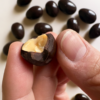 Custom-Lid Chocolate-Covered Nuts Box - 12oz, 4x6