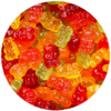 Custom-Sleeve Gummy Bear Cube - 8oz, Full Color Wrap