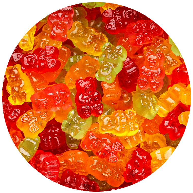 Custom-Sleeve Gummy Bear Cube - 8oz, Full Color Wrap - Image 3