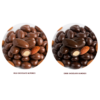 Milk and dark chocolate-covered almond options